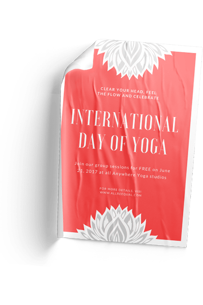international day of yoga poster